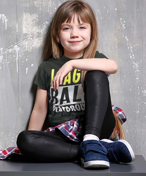 THE CASUAL（カジュアル）の「フロントプリント 半袖 Tシャツ キッズ（Tシャツ/カットソー・キッズ・F/M/P/A/B/S/D/T/R/N/C/Q/L/O/G/E/I/H/J/K・110/130/100/120/150/140/160）」の9枚目の写真