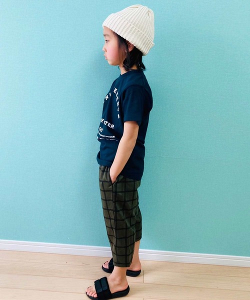 THE CASUAL（カジュアル）の「フロントプリント 半袖 Tシャツ キッズ（Tシャツ/カットソー・キッズ・F/M/P/A/B/S/D/T/R/N/C/Q/L/O/G/E/I/H/J/K・110/130/100/120/150/140/160）」の21枚目の写真