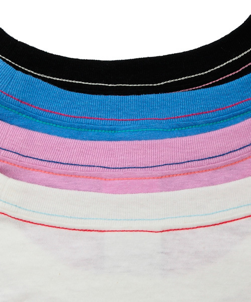 X-girl(エックスガール)の「ICE CREAM S/S TEE(Tシャツ/カットソー・レディース・ホワイト/ブラック/ライトピンク/ブルー・1/2)」の7枚目の写真