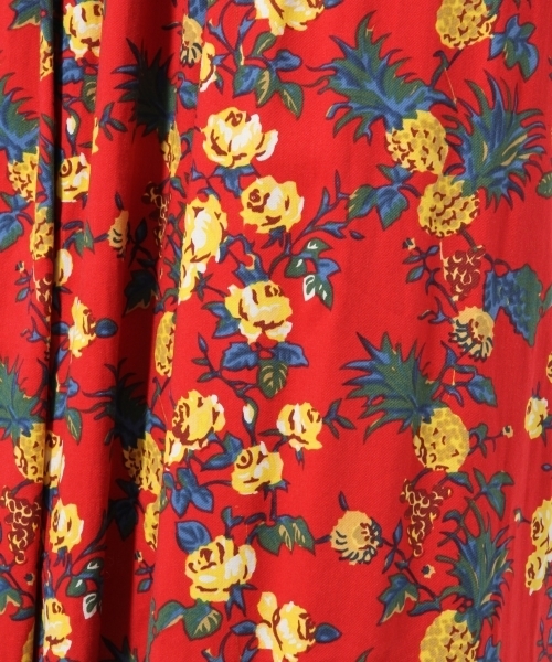 LOWRYS FARM（ローリーズファーム）の「レインスプーナー／マキシスカート　785282（スカート・レディース・ブラック/グリーン/レッド・FREE）」の7枚目の写真