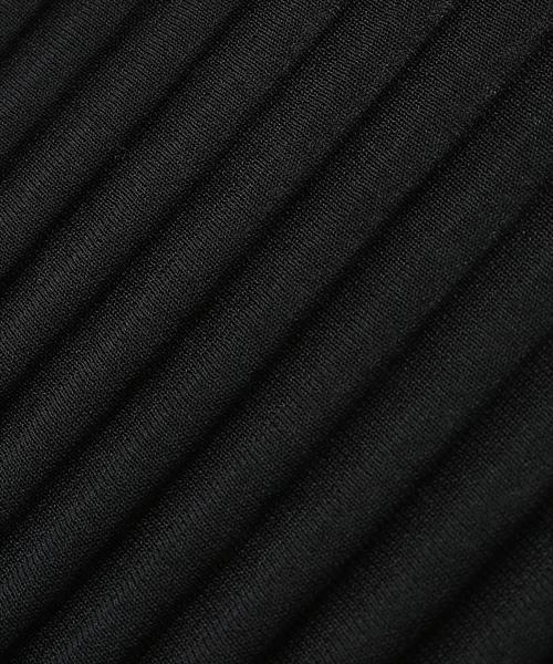 ADAM ET ROPE'(アダムエロペ)の「ウエストマークニットプリーツプルオーバー(ニット/セーター・レディース・ブラック/キャメル・FREE)」の14枚目の写真