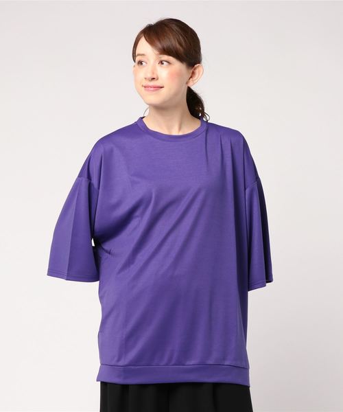 Vicci(ビッチ)の「『vicci/ヴィッチ』ビッグシルエットクルーネック5分袖Tシャツ(Tシャツ/カットソー・メンズ・ブラック/パープル/グレー/ミント/ワイン/テラコッタ・M/L)」の19枚目の写真