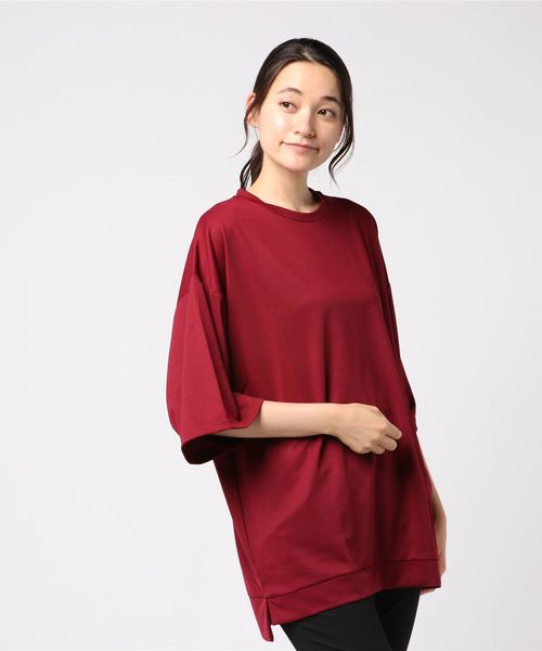 Vicci(ビッチ)の「『vicci/ヴィッチ』ビッグシルエットクルーネック5分袖Tシャツ(Tシャツ/カットソー・メンズ・ブラック/パープル/グレー/ミント/ワイン/テラコッタ・M/L)」の20枚目の写真