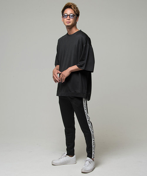 Vicci(ビッチ)の「『vicci/ヴィッチ』ビッグシルエットクルーネック5分袖Tシャツ(Tシャツ/カットソー・メンズ・ブラック/パープル/グレー/ミント/ワイン/テラコッタ・M/L)」の7枚目の写真
