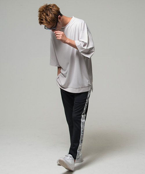 Vicci(ビッチ)の「『vicci/ヴィッチ』ビッグシルエットクルーネック5分袖Tシャツ(Tシャツ/カットソー・メンズ・ブラック/パープル/グレー/ミント/ワイン/テラコッタ・M/L)」の8枚目の写真