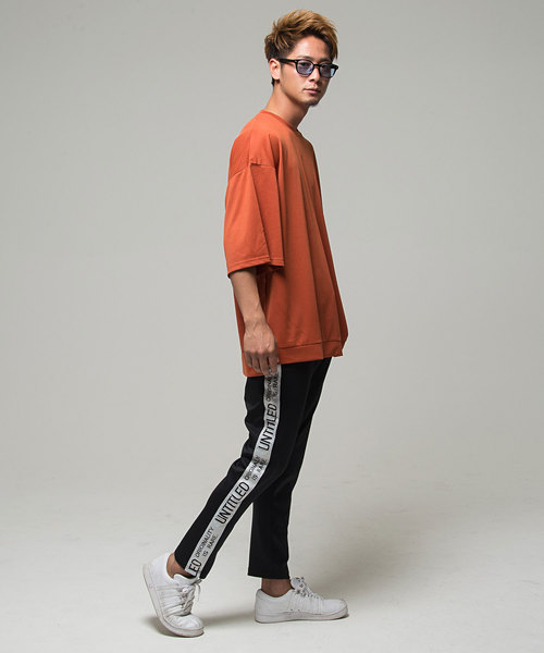 Vicci(ビッチ)の「『vicci/ヴィッチ』ビッグシルエットクルーネック5分袖Tシャツ(Tシャツ/カットソー・メンズ・ブラック/パープル/グレー/ミント/ワイン/テラコッタ・M/L)」の9枚目の写真