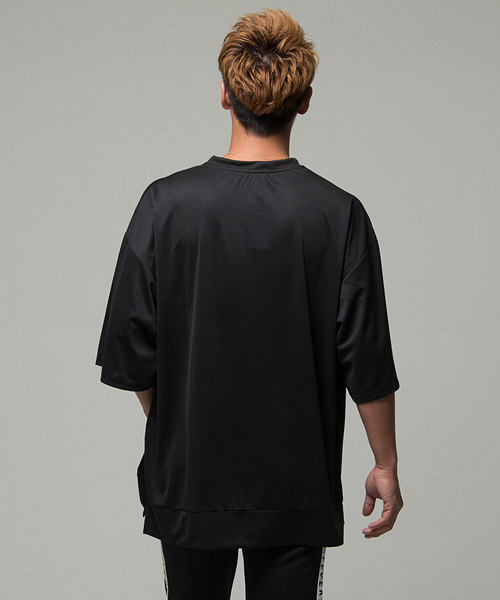 Vicci(ビッチ)の「『vicci/ヴィッチ』ビッグシルエットクルーネック5分袖Tシャツ(Tシャツ/カットソー・メンズ・ブラック/パープル/グレー/ミント/ワイン/テラコッタ・M/L)」の14枚目の写真