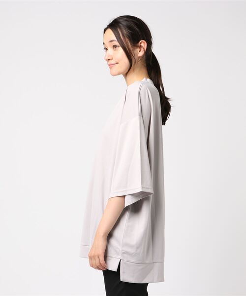 Vicci(ビッチ)の「『vicci/ヴィッチ』ビッグシルエットクルーネック5分袖Tシャツ(Tシャツ/カットソー・メンズ・ブラック/パープル/グレー/ミント/ワイン/テラコッタ・M/L)」の21枚目の写真