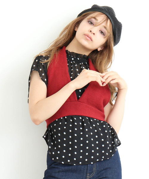 FREE'S MART（フリーズマート）の「２ＷＡＹフリルネックブラウス（シャツ/ブラウス・レディース・ブラック系その他/ダークベージュ/ベージュ系その他/ブラック系その他2・FREE）」の20枚目の写真