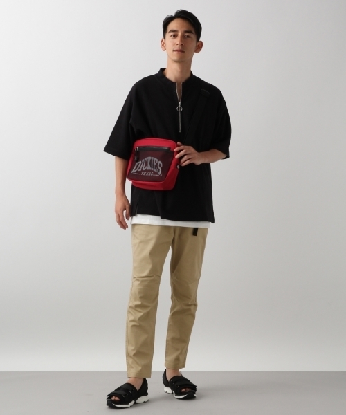 RAGEBLUE(レイジブルー)の「ハーフZIPスタンドTシャツ/803719(Tシャツ/カットソー・メンズ・ブラック/ベージュ/ホワイト/ネイビー・MEDIUM/LARGE/SMALL)」の5枚目の写真