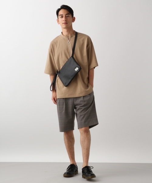 RAGEBLUE(レイジブルー)の「ハーフZIPスタンドTシャツ/803719(Tシャツ/カットソー・メンズ・ブラック/ベージュ/ホワイト/ネイビー・MEDIUM/LARGE/SMALL)」の6枚目の写真