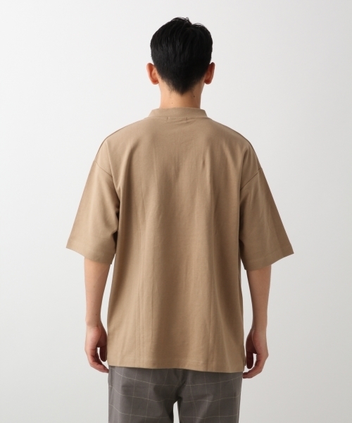 RAGEBLUE(レイジブルー)の「ハーフZIPスタンドTシャツ/803719(Tシャツ/カットソー・メンズ・ブラック/ベージュ/ホワイト/ネイビー・MEDIUM/LARGE/SMALL)」の8枚目の写真