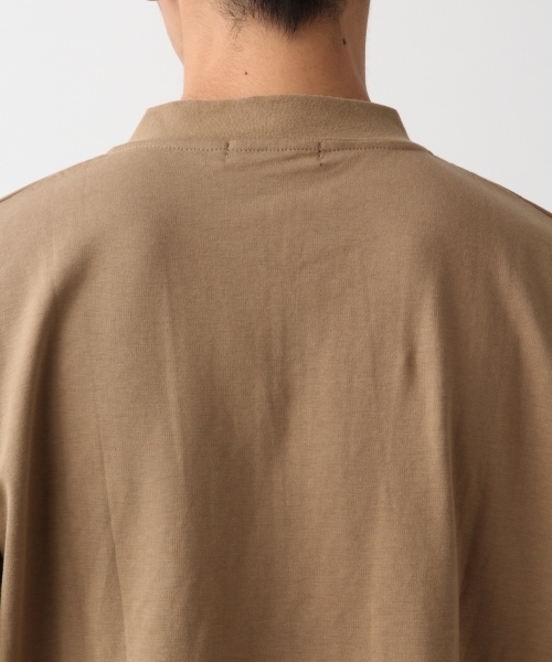 RAGEBLUE(レイジブルー)の「ハーフZIPスタンドTシャツ/803719(Tシャツ/カットソー・メンズ・ブラック/ベージュ/ホワイト/ネイビー・MEDIUM/LARGE/SMALL)」の12枚目の写真