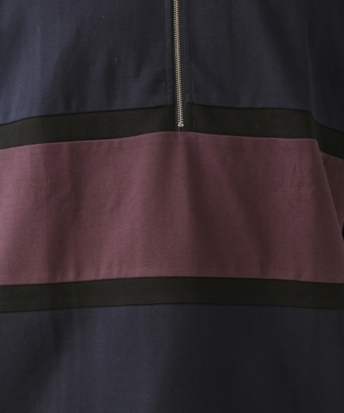 RAGEBLUE(レイジブルー)の「ハーフZIPスタンドTシャツ/803719(Tシャツ/カットソー・メンズ・ブラック/ベージュ/ホワイト/ネイビー・MEDIUM/LARGE/SMALL)」の16枚目の写真