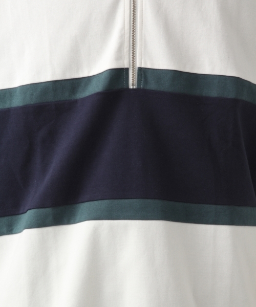 RAGEBLUE(レイジブルー)の「ハーフZIPスタンドTシャツ/803719(Tシャツ/カットソー・メンズ・ブラック/ベージュ/ホワイト/ネイビー・MEDIUM/LARGE/SMALL)」の17枚目の写真
