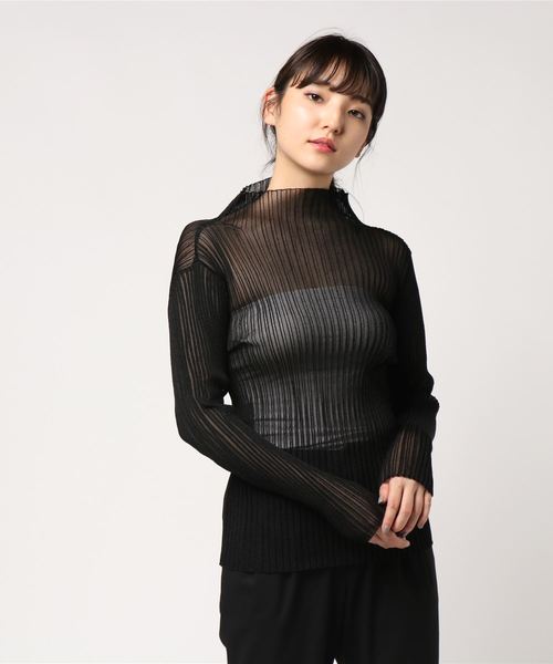 ルシェルブルー　リブニット ルシェルブルー リブニット