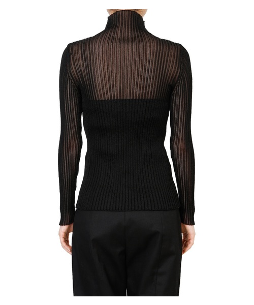 ルシェルブルー　リブニット LE CIEL BLEU（ルシェルブルー）の「See-through Rib Knit TOPS