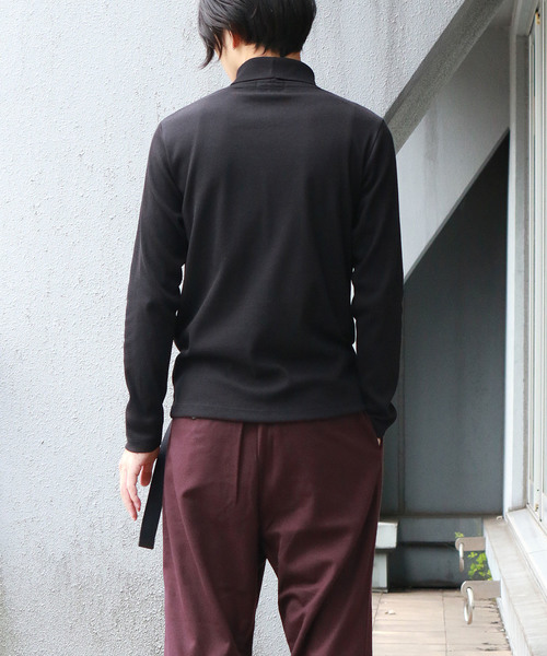 Confirm(コンファーム)の「Confirm / コンファーム 長袖テレコタートルネックTシャツ(Tシャツ/カットソー・メンズ・ホワイト/ブラック/ネイビー/グレー・M/L/XL)」の10枚目の写真