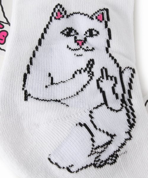 RIPNDIP(リップンディップ)の「RIPNDIP /リップンディップン : Lord Nermal Socks(ソックス/靴下・メンズ・ホワイト・FREE)」の6枚目の写真