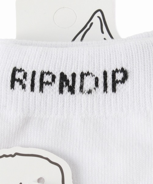 RIPNDIP(リップンディップ)の「RIPNDIP /リップンディップン : Lord Nermal Socks(ソックス/靴下・メンズ・ホワイト・FREE)」の5枚目の写真