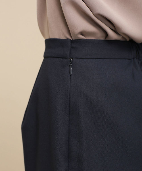 NANO universe（ナノユニバース）の「FO ドビータックコクーンスカート（スカート・レディース・ネイビー/アイボリー/ピンクベージュ・38/36）」の17枚目の写真