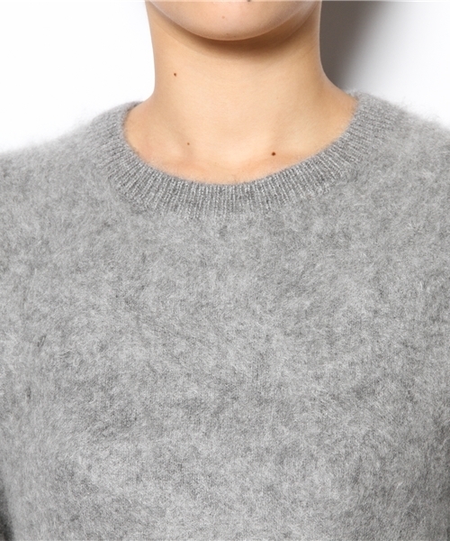 BEAUTY&YOUTH UNITED ARROWS（ビューティーアンドユースユナイテッドアローズ）の「BYTU ファーカシミヤ二ットプルオーバー ◆（ニット/セーター・レディース・グレー/レッド/ロイヤルブルー・フリー）」の7枚目の写真