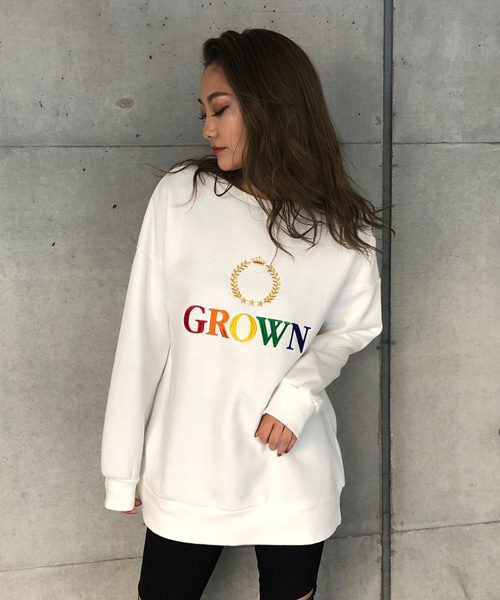 ENVYM(アンビー)の「GROWN PO(スウェット・レディース・ブラック/ホワイト/レッド/イエロー・FREE)」の2枚目の写真