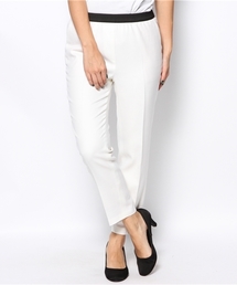 SHIPS for women | ウール ソリッド 9/L ゴムパンツ(スラックス)