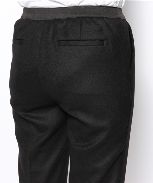 SHIPS for women（シップスフォーウィメン）の「ウール ソリッド 9/L ゴムパンツ（スラックス・レディース・ライトホワイト/ブラック/クリーム・36/38）」の7枚目の写真