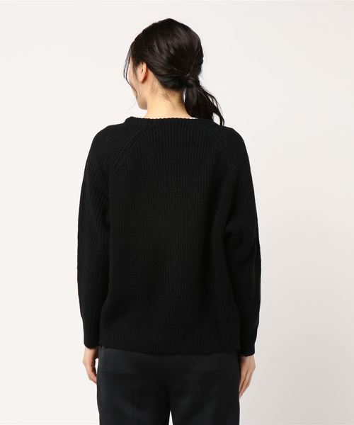 KOBE LETTUCE（コウベレタス）の「ドルマンスリーブVネックニットカーディガン（カーディガン/ボレロ・レディース・ブラック/ベージュ/オフホワイト/イエロー・FREE）」の6枚目の写真