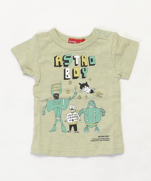 DILASH(ディラッシュ)の「【綿100%】 戦うアトムTシャツ(Tシャツ/カットソー・キッズ・カーキ/ブラック・130/140/90/110/100/80/150/120)」の6枚目の写真