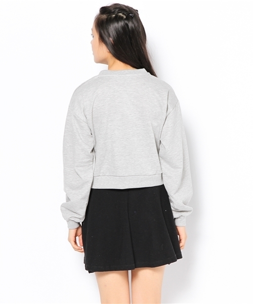 WEGO（ウィゴー）の「WEGO/ワッペンスウェット（スウェット・レディース・オフホワイト/杢グレー/サックスブルー/ライトパープル・FREE）」の8枚目の写真