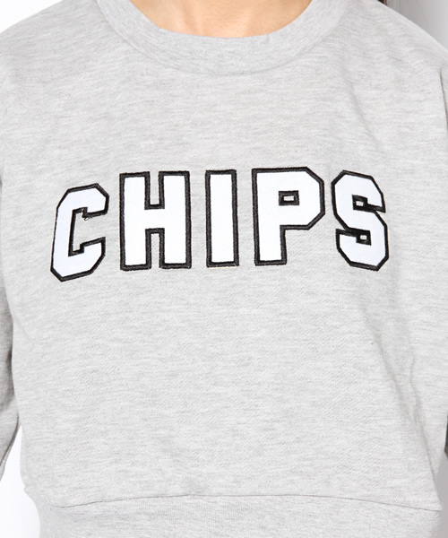 WEGO（ウィゴー）の「WEGO/ワッペンスウェット（スウェット・レディース・オフホワイト/杢グレー/サックスブルー/ライトパープル・FREE）」の11枚目の写真