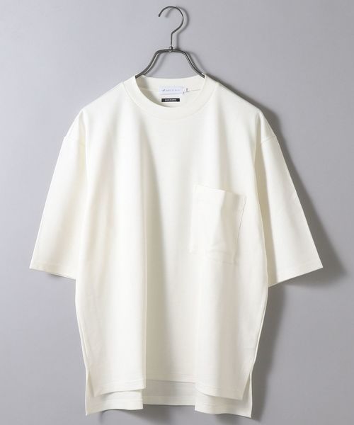 SHIPS JET BLUE(シップスジェットブルー)の「SHIPS JET BLUE: ポケット ビッグTシャツ(Tシャツ/カットソー・メンズ・オフホワイト/ライトグリーン/ネイビー/イエロー/ブラウン・X-SMALL/SMALL/MEDIUM/LARGE)」の2枚目の写真