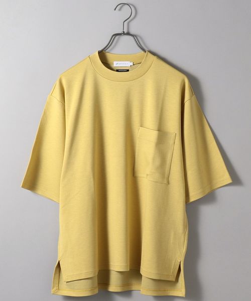 SHIPS JET BLUE(シップスジェットブルー)の「SHIPS JET BLUE: ポケット ビッグTシャツ(Tシャツ/カットソー・メンズ・オフホワイト/ライトグリーン/ネイビー/イエロー/ブラウン・X-SMALL/SMALL/MEDIUM/LARGE)」の5枚目の写真