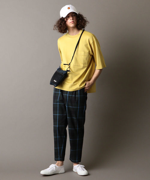 SHIPS JET BLUE(シップスジェットブルー)の「SHIPS JET BLUE: ポケット ビッグTシャツ(Tシャツ/カットソー・メンズ・オフホワイト/ライトグリーン/ネイビー/イエロー/ブラウン・X-SMALL/SMALL/MEDIUM/LARGE)」の13枚目の写真