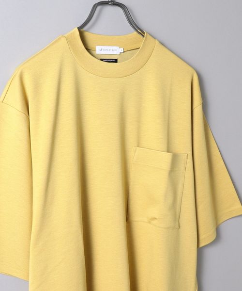 SHIPS JET BLUE(シップスジェットブルー)の「SHIPS JET BLUE: ポケット ビッグTシャツ(Tシャツ/カットソー・メンズ・オフホワイト/ライトグリーン/ネイビー/イエロー/ブラウン・X-SMALL/SMALL/MEDIUM/LARGE)」の22枚目の写真