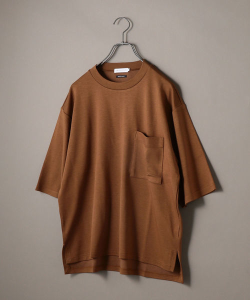 SHIPS JET BLUE(シップスジェットブルー)の「SHIPS JET BLUE: ポケット ビッグTシャツ(Tシャツ/カットソー・メンズ・オフホワイト/ライトグリーン/ネイビー/イエロー/ブラウン・X-SMALL/SMALL/MEDIUM/LARGE)」の16枚目の写真