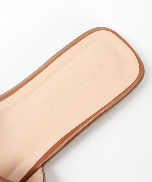 titivate(ティティベイト)の「フラットスクエアサンダル(サンダル・レディース・ブラック/シルバー/ホワイト系その他/キャメル/パイソン/グリーン系その他/ブラウン系その他2/ブラック系その他/ブラウン系その他/ベージュ系その他/ピンク/ブラウン系その他3/ブラック系その他2/ベージュ系その他2・LL/S/M/L)」の16枚目の写真