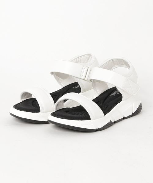 attagirl（アタガール）の「厚底 ソール アンクルベルト スポーツ サンダル（サンダル・レディース・ホワイト/ピンク/ブラック・L/M/LL/S）」の10枚目の写真