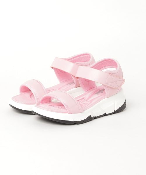 attagirl（アタガール）の「厚底 ソール アンクルベルト スポーツ サンダル（サンダル・レディース・ホワイト/ピンク/ブラック・L/M/LL/S）」の8枚目の写真