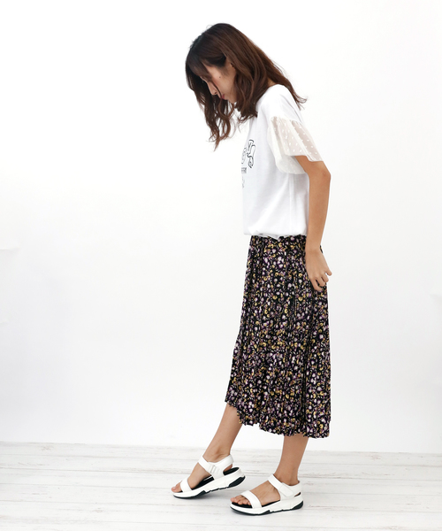 attagirl（アタガール）の「厚底 ソール アンクルベルト スポーツ サンダル（サンダル・レディース・ホワイト/ピンク/ブラック・L/M/LL/S）」の7枚目の写真