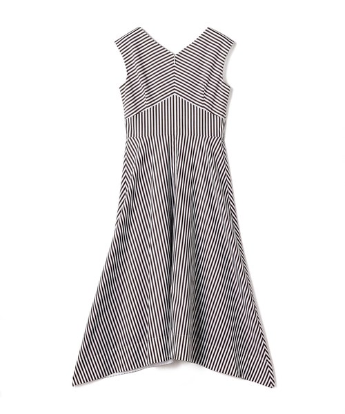 ESTNATION（エストネーション）の「ESTNATION / カメリアストライプノースリーブワンピース（ワンピース・レディース・ブラウン系その他・36/38）」の9枚目の写真