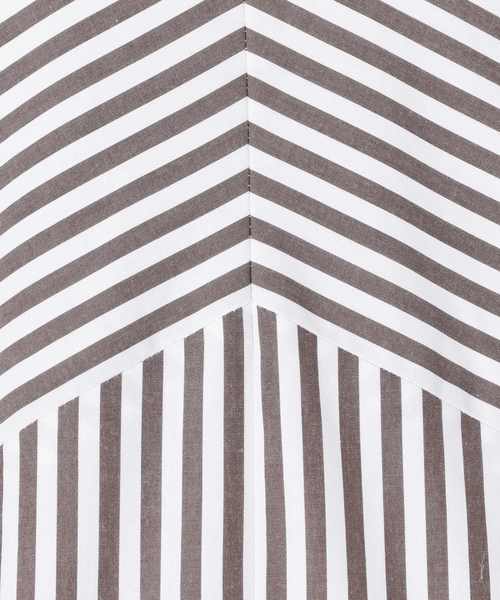 ESTNATION（エストネーション）の「ESTNATION / カメリアストライプノースリーブワンピース（ワンピース・レディース・ブラウン系その他・36/38）」の7枚目の写真