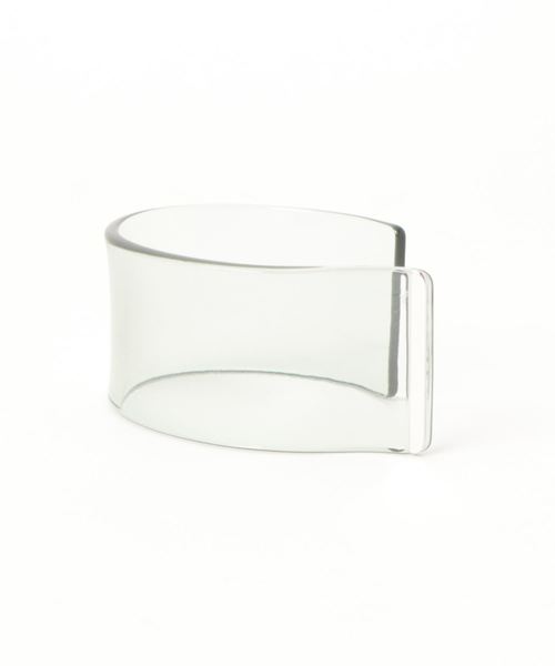 tone（トーン）の「【Kukulu TOKYO】カフスバングル（バングル/リストバンド・レディース・ブラウン/グリーン/クリア・FREE）」の4枚目の写真