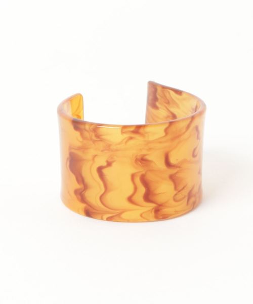 tone（トーン）の「【Kukulu TOKYO】カフスバングル（バングル/リストバンド・レディース・ブラウン/グリーン/クリア・FREE）」の7枚目の写真