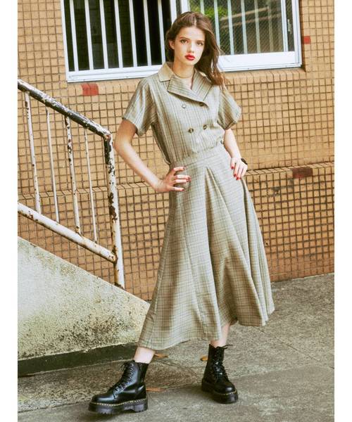 jouetie（ジュエティ）の「パターンミディスカート（スカート・レディース・ブラック/イエロー/その他1/その他2・MEDIUM）」の8枚目の写真