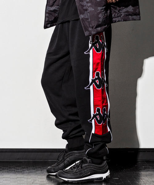 セール】Kappa(カッパ)BANDA OMINI ロゴデザインサイドラインパンツ