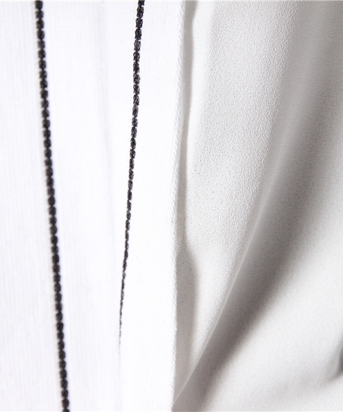 WHO'S WHO gallery（フーズフーギャラリー）の「ストライププルオーバー（シャツ/ブラウス・レディース・グレー/ホワイト・FREE）」の6枚目の写真