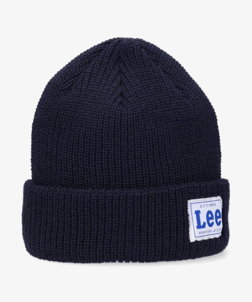 Lee（リー）の「【Lee】WATCH CAP ACRYLIC / 【リー】ワッチ　キャップ　アクリル　オーバーライド（ニットキャップ/ビーニー・メンズ・ベージュ/ネイビー/ピンク/イエロー/オレンジ/ブラック/グレー/ワインレッド/ダークパープル/ホワイト/レッド/グリーン・57~59cm）」の6枚目の写真
